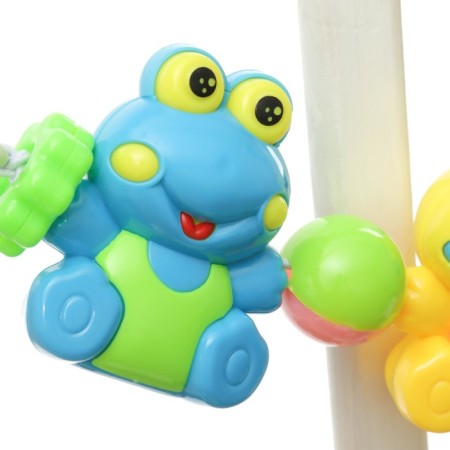 Stretching on the stroller/crib "frog", 4 toys, color mix, crush me-6