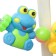 Stretching on the stroller/crib "frog", 4 toys, color mix, crush me
