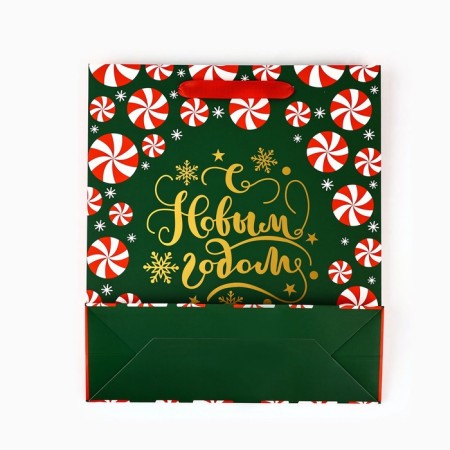 Package New Year's laminated “New Year's miracles”, m 30 x 26 x 9 cm, New Year-4