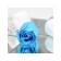 Soap roses, blue and white, set of 9 pcs.