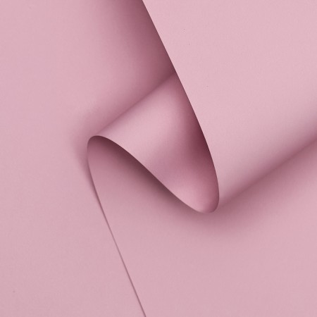 Flower film tinted, matte, pink with gray, 0.5 x 10 m ± 1 cm, 65 μm
