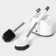 Savanna's savanna brush brush for the toilet brush, white color