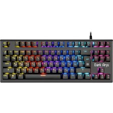 Keyboard Defender Dark Arts GK-375, game, wired, mechanical, sub-, 87 cl, USB, black