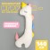 Skill of the soft toy "Unicorn", 140 cm, white color