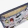 Lightning cosmetic bag, gray color