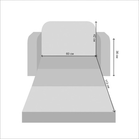 Soft toy-loan "Lisyat", folding, 3 sections-11