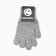 Single children's gloves, light gray color, size 16 (9-12 years old)