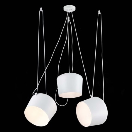 Suspended EVOLUCE lamp. Sle120653-03. TRIESTE. 3x40 watts, e27, 200 cm, white color-1