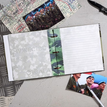 Dembreta book on the tape "Hero", 32 sheets, 20 x 20 cm-5