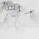 Ceiling Citilux Cutilux CL119260, 52x38x1.5 cm, 6x75W, E27, Gray color