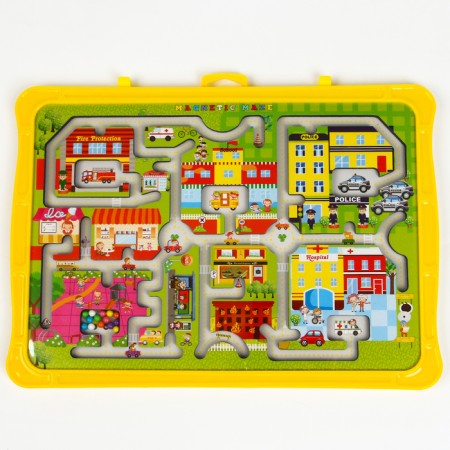 Game set Labyrinth "Gorodok", marker board, 2 × 36 × 27.5 cm-1
