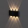 Fronts' lamp "Semesfer", FSD-003, 6 W, 3000K, 3 rays, IP65, 220 V, metal, black