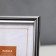 Photo frame plastic 10x15 cm silver (112)