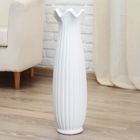 VAZA Keramics Floor "Geometry" Budon, 16x60 cm, white