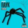 Spiders, set 9 pieces, mix
