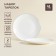 Sl Home “Cascon” plates, d = 20 cm, set 2 pcs, bone porcelain, white