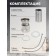 Sink mixer Zein ZS-4, high, square, cartridge 35 mm, stainvated. Steel, satin