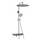 The shower system wasserkraft a113.117.058.ch Thermo, tropical shower, thermostat, chrome
