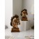 Set of figures "Horse head", polystone, 41 cm, 2 pcs, color gold