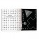 A notebook on rings A5 120 sheets in the Lorex "MindBending" cage, with a change of block, cutting under the rings, solid cover, soft-touch, foil embroidery