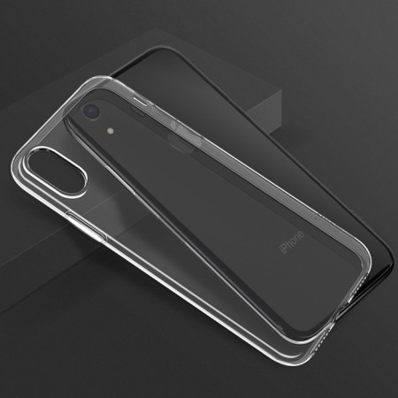Hoco case for iPhone XR, polyurethane (TPU), thickness 0.8 mm, transparent-7
