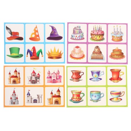 Lotto for kids "in the castle of a wizard. We select silhouettes ", 3+-4