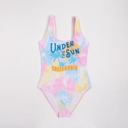 Swimsuit female adhesive minku pink color, size 46-5