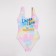 Swimsuit female adhesive minku pink color, size 46