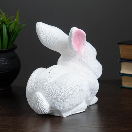 Piggy bank "Bunny" White, 18x11x15cm-9