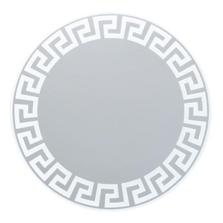 Mirror, wall, with sandblasting graphics, d = 70 cm-3