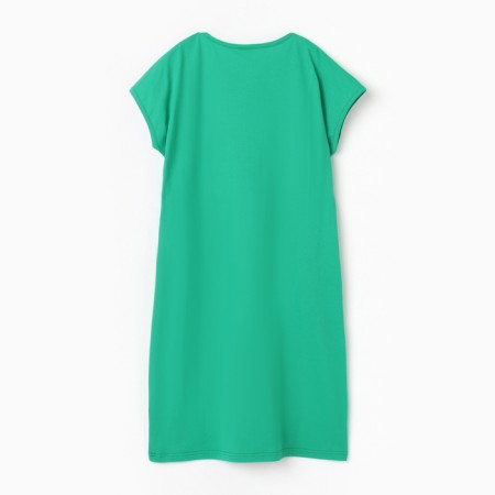 Homemade tunika "Bird abstraction", green color, rn 56-4