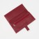 Women's wallet on the button, red color