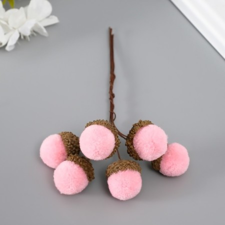Flowers for decorating "Clat" pink 1 bouquet = 6 branches d = 2 cm 11 cm-2