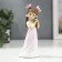 Souvenir Polystone "Baby with flowers in hair" 15.5x6x6.5 cm