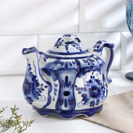 Teapot "Sidorov", Gzhel-2