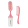 A set of combs with a rattle "Baby", 2 pcs., Pink color, Mix drawing