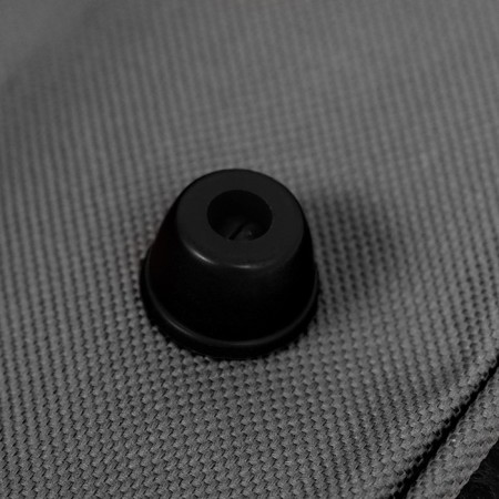 A backpack for carrying animals with a viewing window, gray-10