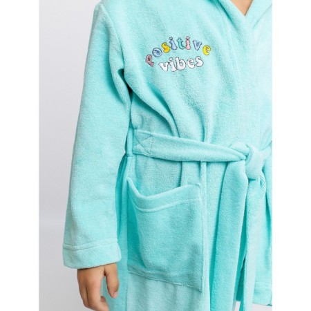 Baby robe, height 134 cm, mint color-3