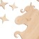 Set for creativity. Wood painting "Unicorn"