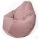 Mear-bag “Pear” is small, diameter 70 cm, height 90 cm, dusty rose, velor
