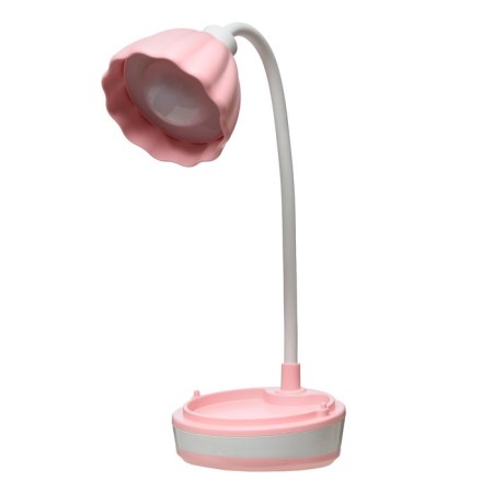Linei table lamp LED 2W USB AKB Pink 10.5x10.5x37 cm Risalux-12