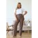 Female trousers, size 46, brown color