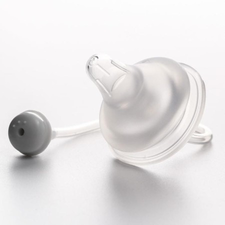 Silicone nipple, anti -bicoline., Wide throat, from 6 months, fast stream-12
