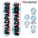 Skateboard Teenage ONLYTOP "#NAVISIS", 62x16 cm, PVC 50 mm wheels, plastic frame