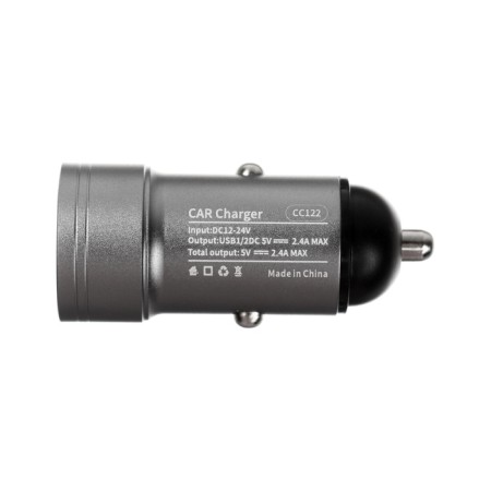 Automobile charger MAIMI T72, 2 USB, 2.4 A, Type-C cable, black-6