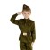 Military costume, gymnast, cap, belt, river 26, height 98 cm