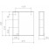 Bathroom Cabinet Mirror Iceberg Classic 60, Left