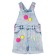 Denim jumpsuit for the girl PlayTode, height 80 cm