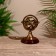 Souvenir "Armillar Sphere" 13 cm, brass, tree