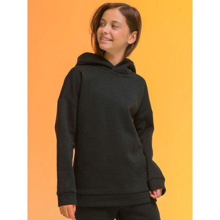 Children's sweatshirt, height 128 cm, black color-1
